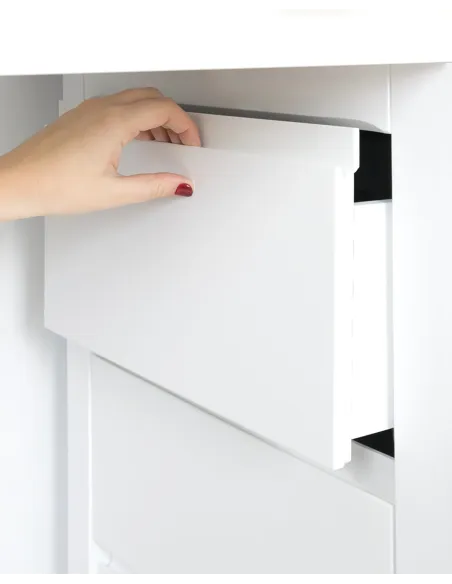 Lits Enfants en L avec Bureau et Rangements - Pack complet