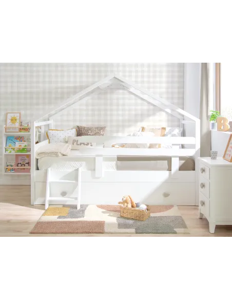 Chambre complète avec lit gigogne cabane toit