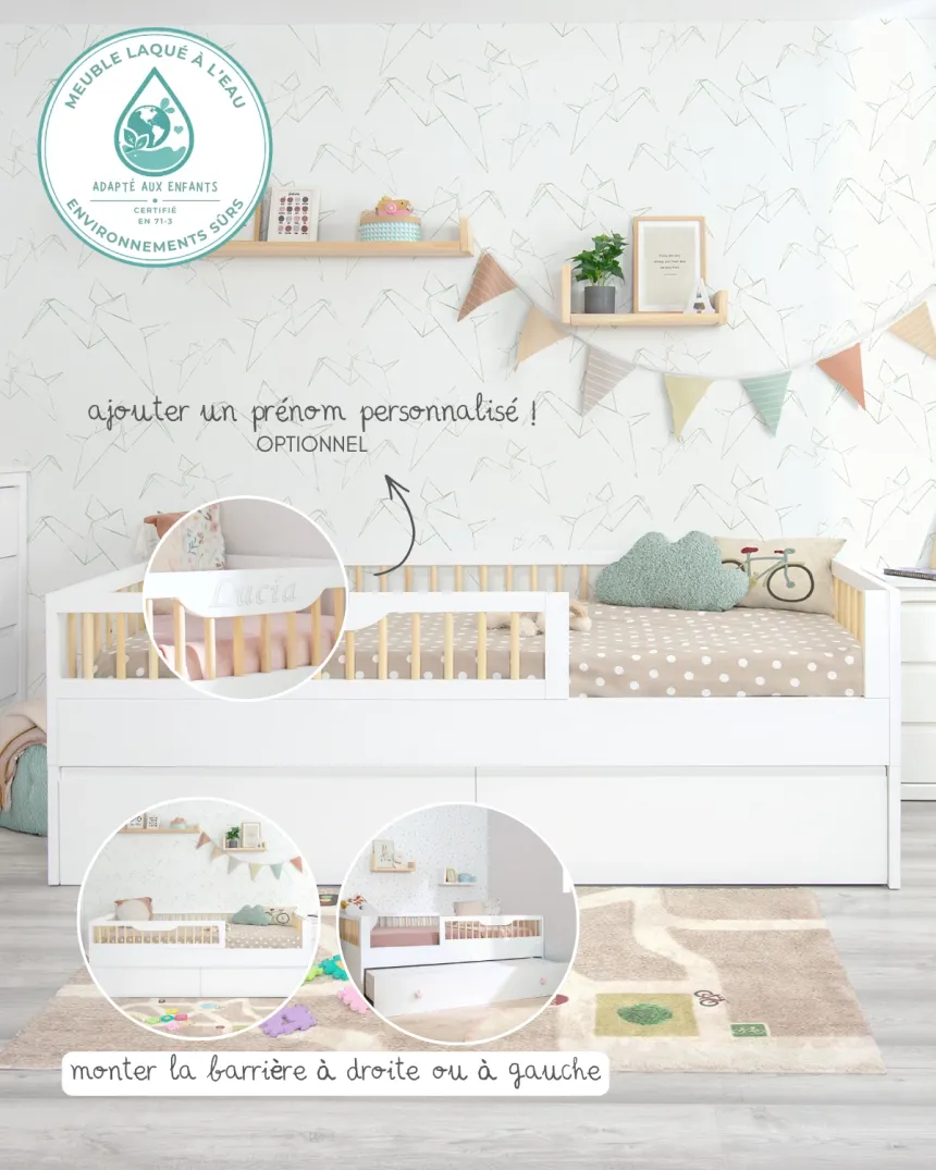 Pack lit montessori Sofia et kit évolutif - Livraison rapide