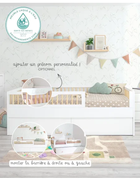 Pack lit montessori Sofia et kit évolutif - Livraison rapide