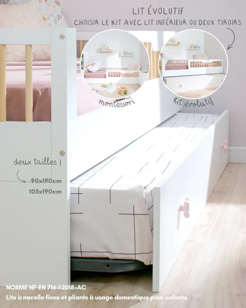 Pack lit montessori Sofia et kit évolutif - Livraison rapide 2
