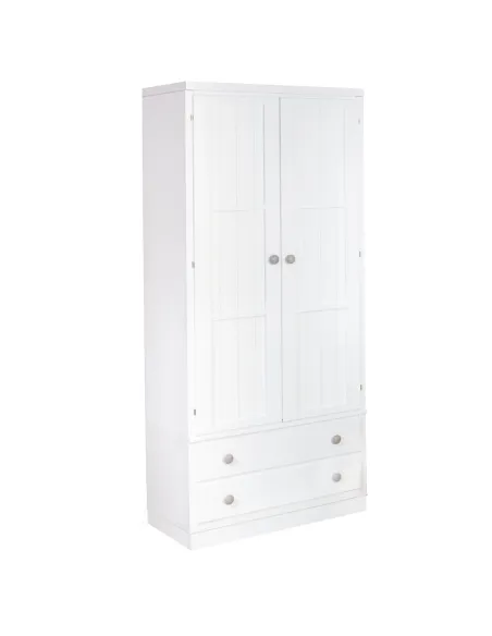 Armoire ado 2 portes avec tiroirs