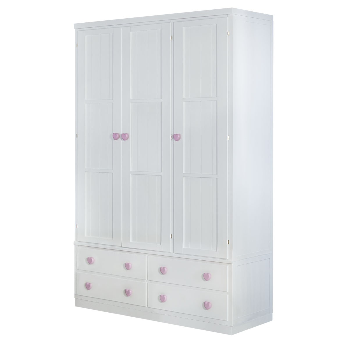 Armoire enfant / ado 3 portes avec des tiroirs - Livraison gratuite