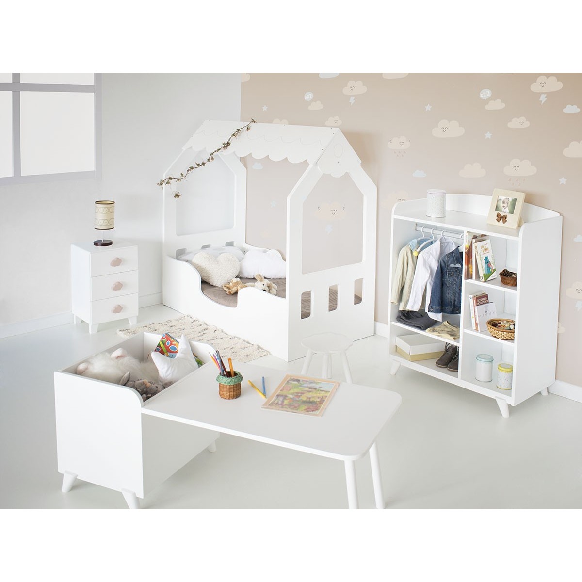 Lit Cabane Montessori Mini Bambin 70x140 - Chambre d'enfants - ETHIQ