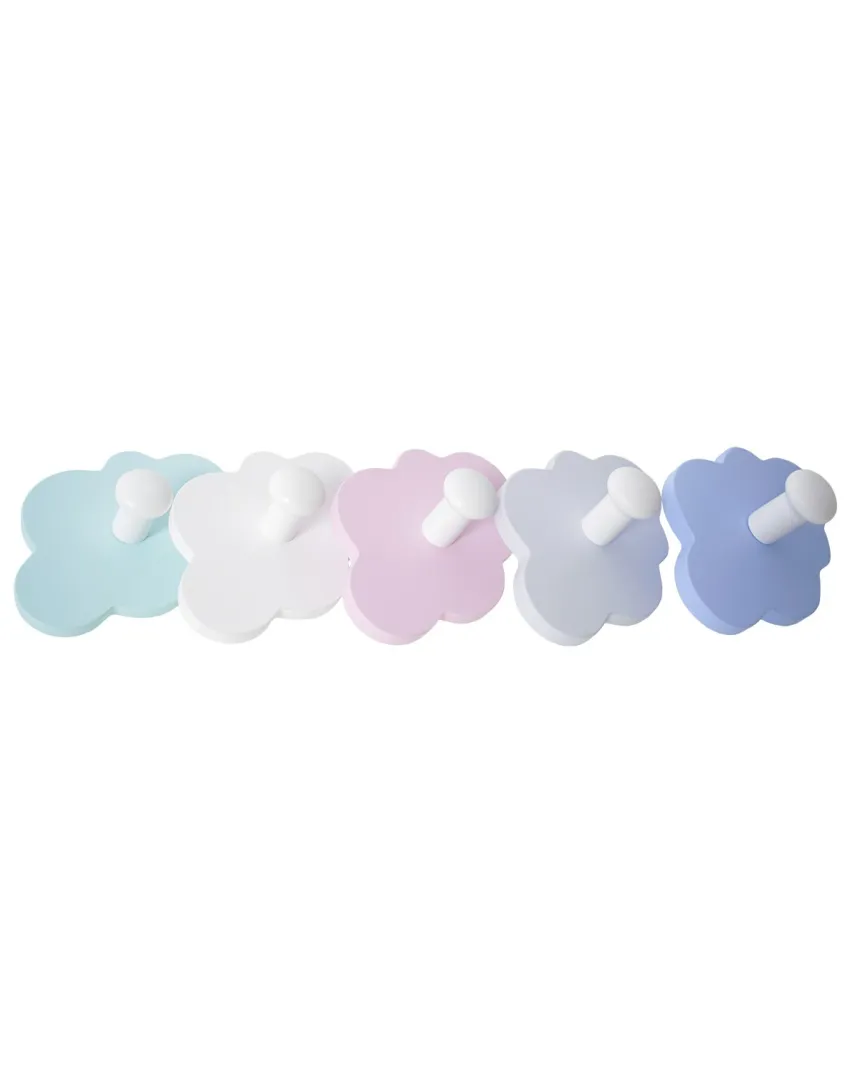 Portemanteau enfant Nuage poignées au choix