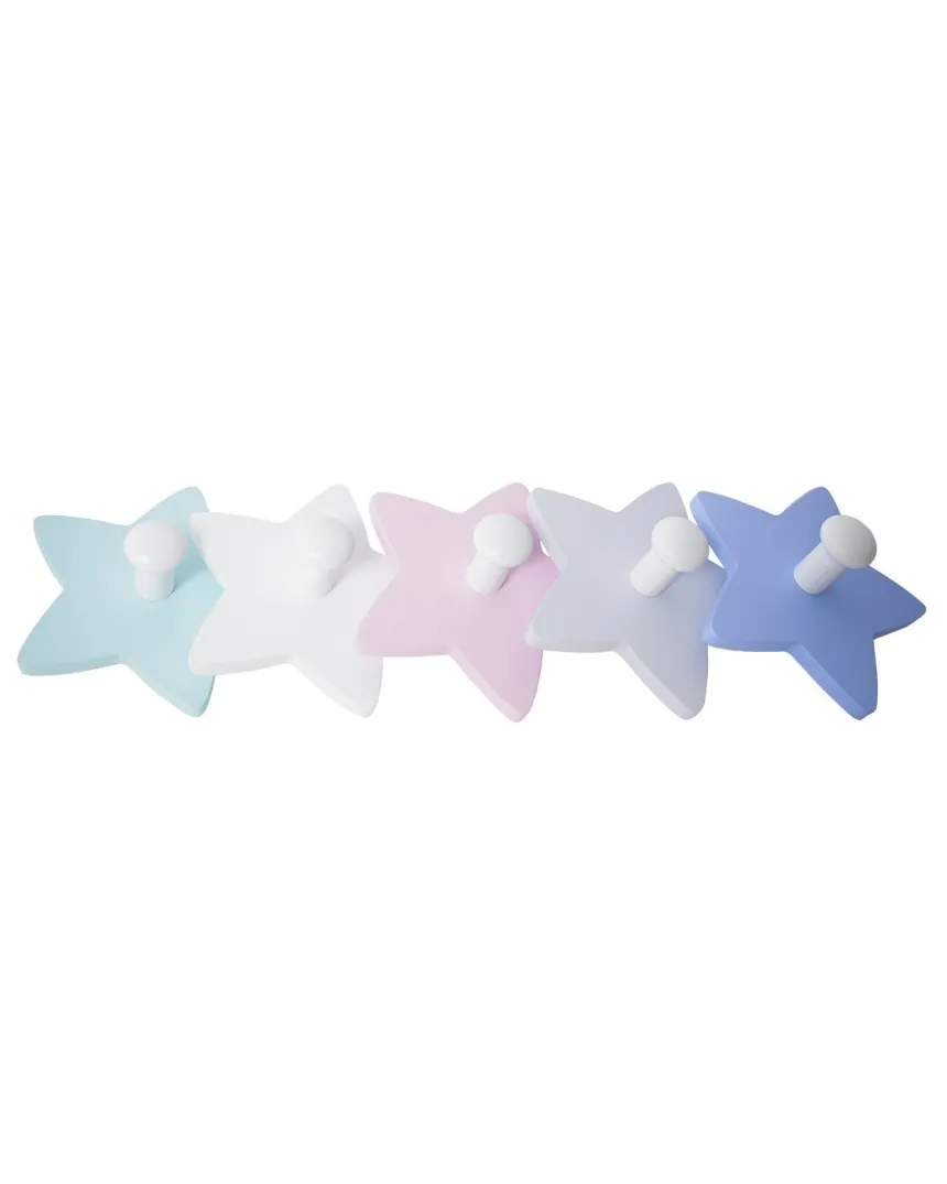 Porte manteau enfant Étoile coloris au choix