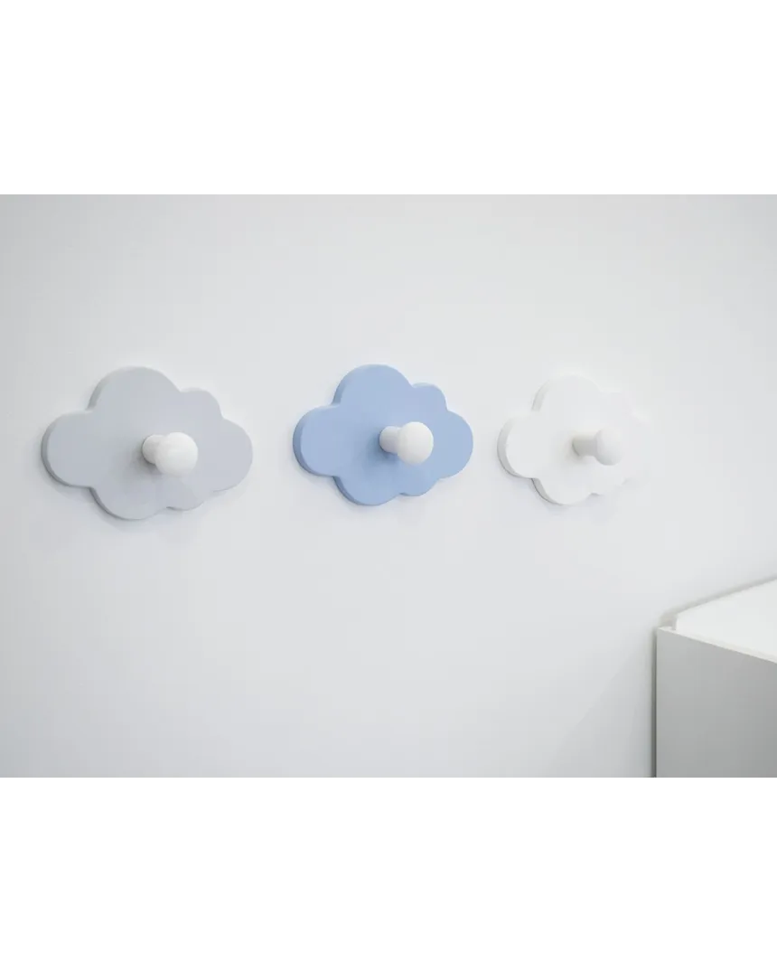 Portemanteau enfant Nuage poignées au choix 2