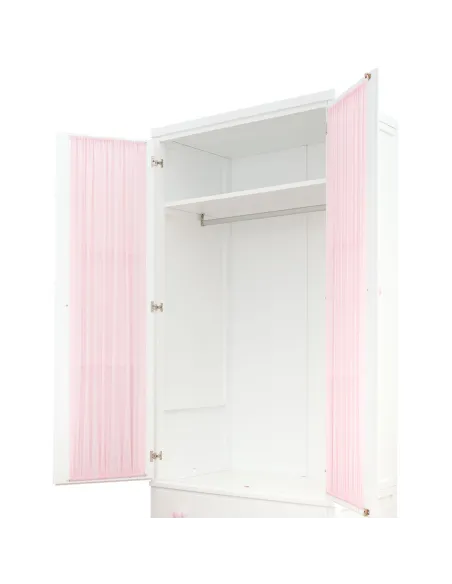 Armoire enfant 2 portes avec tiroirs