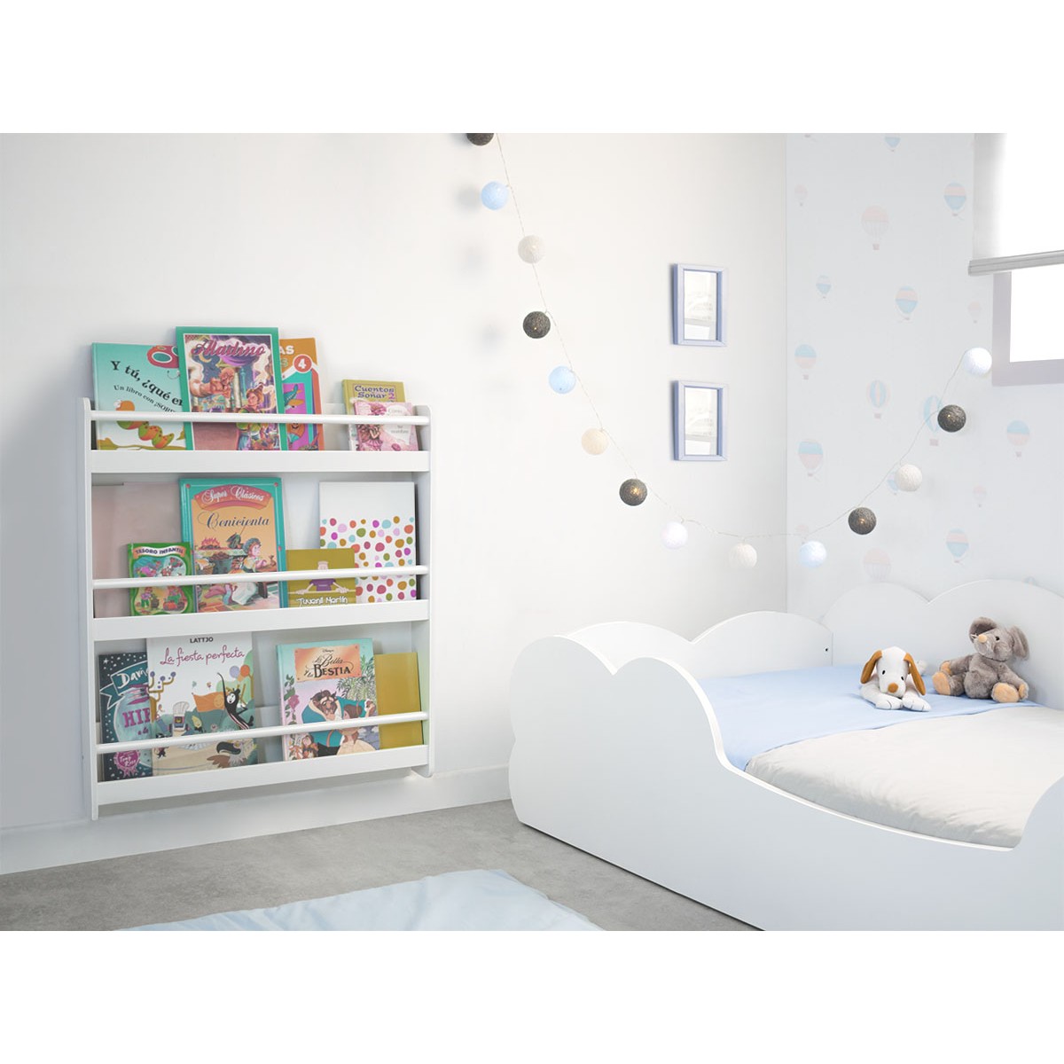 Chambre d'enfant Montessori - Bibliothèque Chambre de bébé - Cintre -  Cintre mural