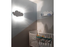 Applique Nuage enfant. Étagère Nuage Bleu pour enfant