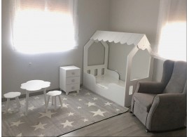 Chambre enfant Montessori Cabane