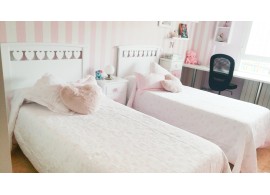 Chambre enfant Coeurs jumelle